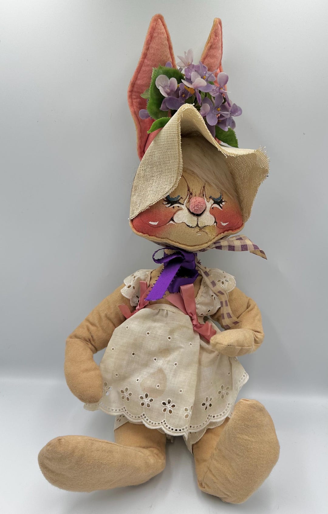 Vintage 1968 Annalee Easter Bunny • Collectible Doll • Made in USA - Etsy