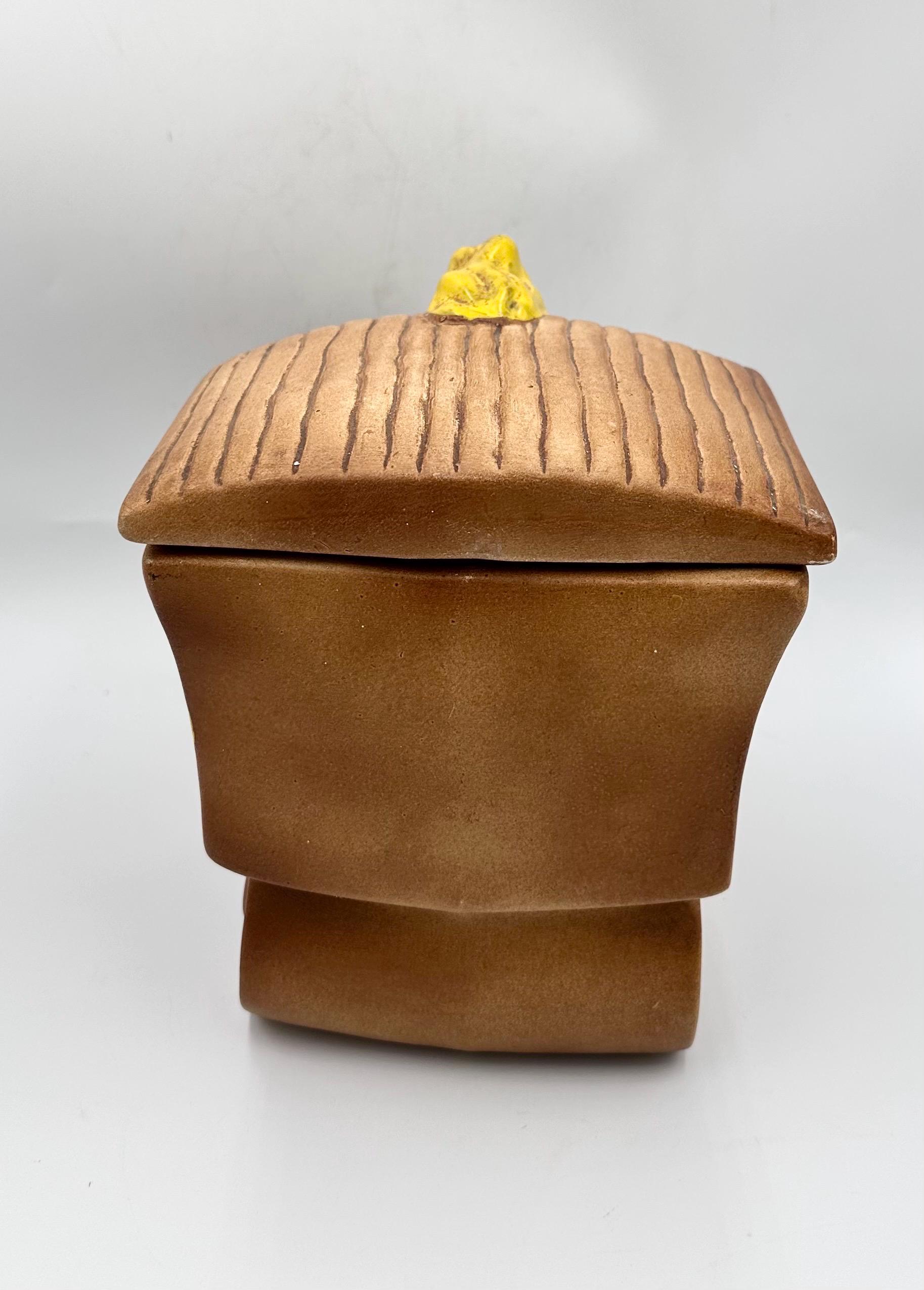 スポード　TRAIN STATION クッキージャー　陶器製 Vintage 1950s Happy Train Cookie Jar • Sierra Vista Ceramic