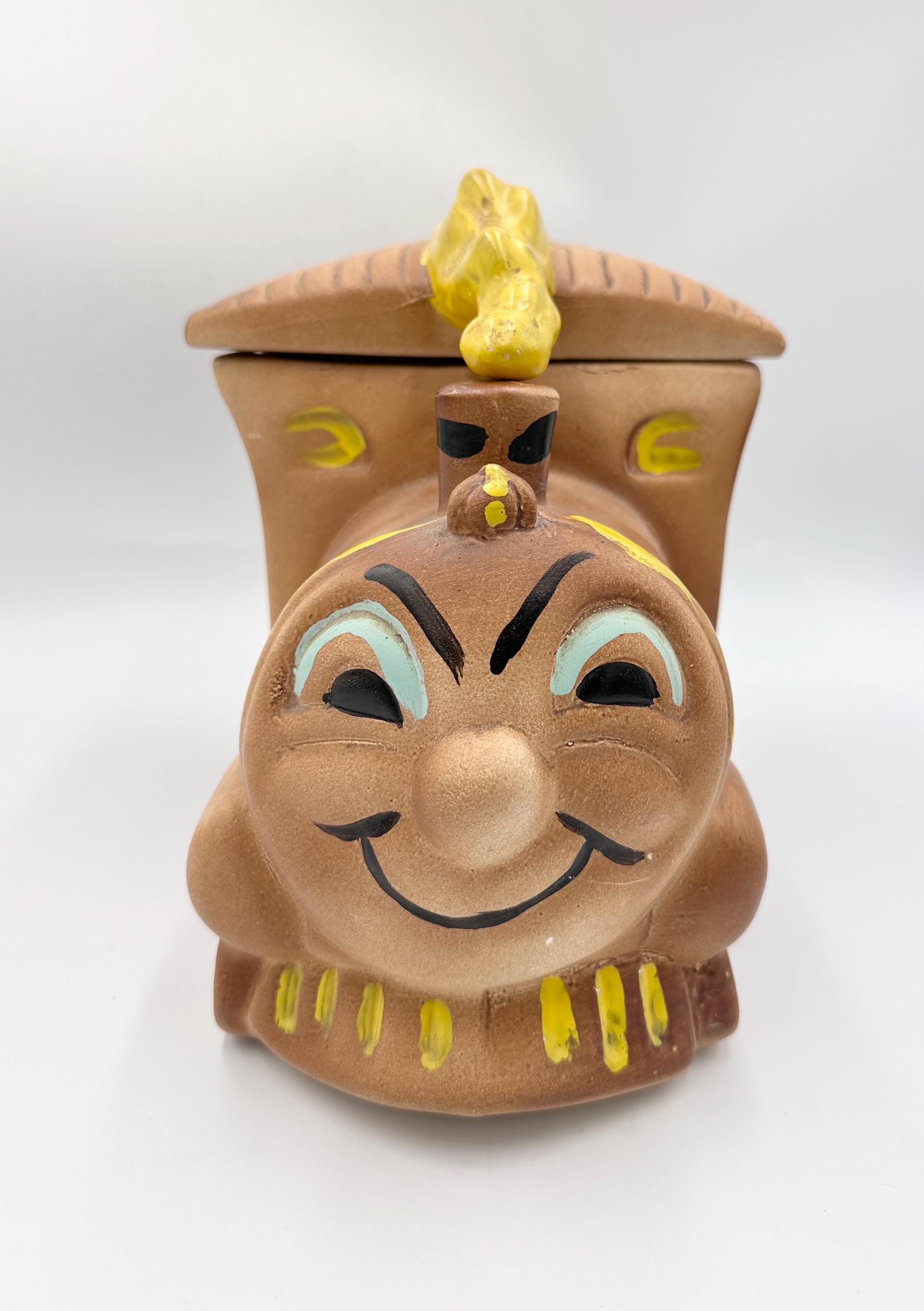 Vintage 1950s Happy Train Cookie Jar • Sierra Vista Ceramic