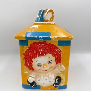Raggedy Ann Ceramic Cookie Jars - Etsy