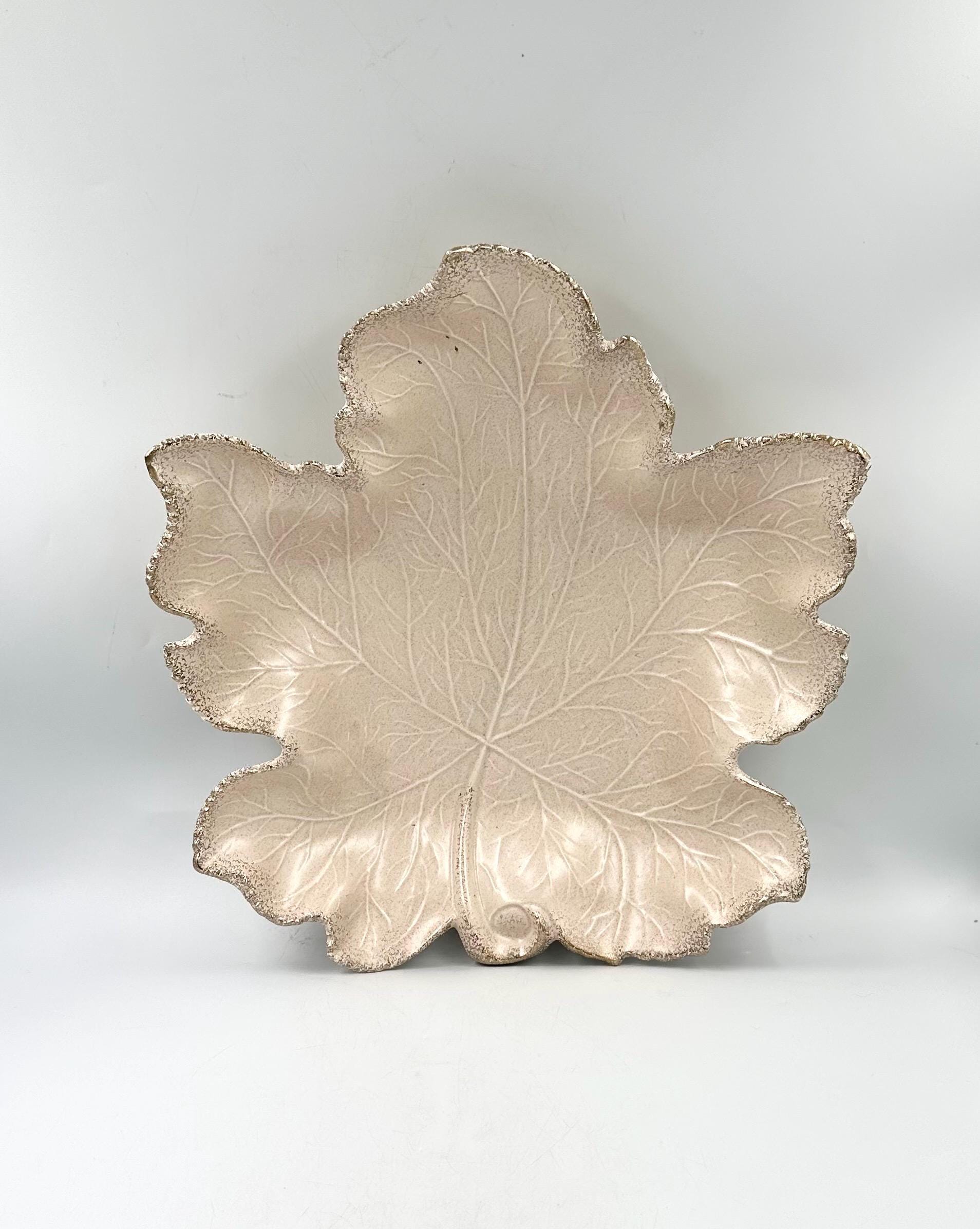 California Original Pottery Leaf Tray - Etsy