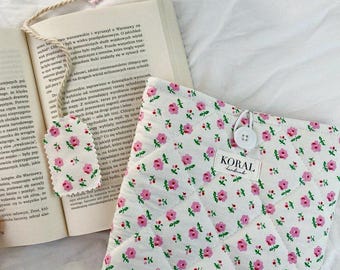 Book Sleeves Handmade Fabric Book Lover Gift Padded Protector for Readers
