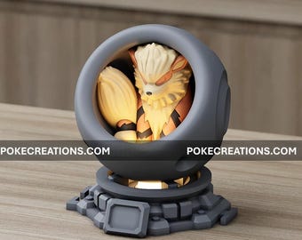 Growlith, Arcanine in Healing Pod *UNPAINTED*