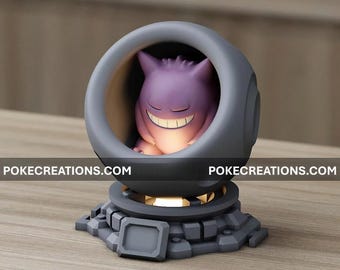 Ghastly, Haunter, Gengar in Healing Pod *UNPAINTED*