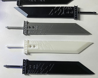 Cloud Strife Buster Sword FFVII 3D Print *UNPAINTED*
