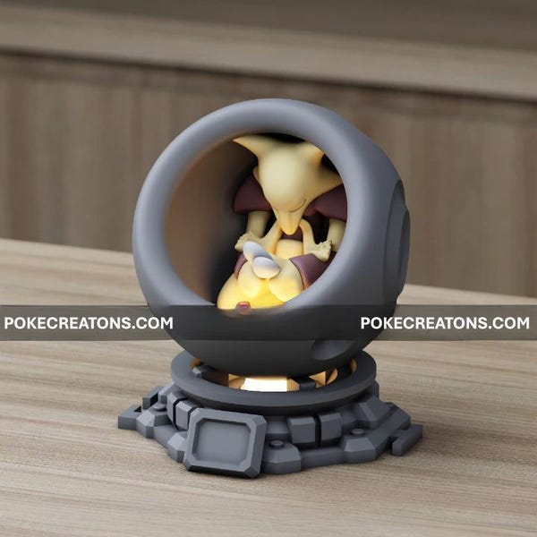 Abra, Kadabra, Alakazam in Healing Pod