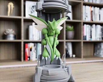 Scyther, Scizor, Heracross in Laboratory Containment Capsule *UNPAINTED*