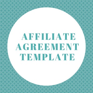 Affiliate Agreement Template for Online Courses & Products