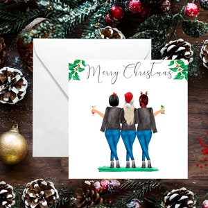 Cartoline di Natale personalizzate, Cartoline di Natale Ritratto, Cartoline di Natale personalizzate, Biglietti Personalizzati, Biglietti di Auguri