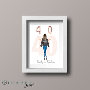 Impression personnalisée best friend, cartes personnalisées, carte d’anniversaire, cartes Bestie, 21e 30e, 40e, 50e anniversaire