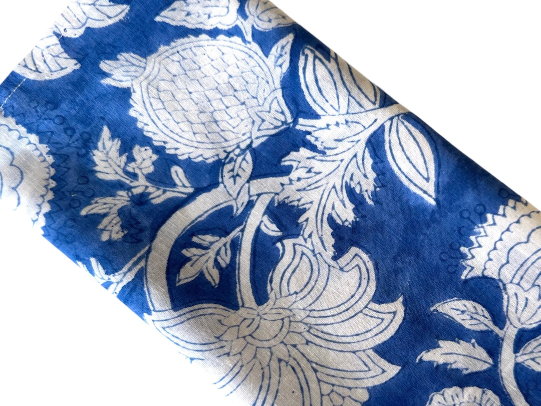 Indian Block Print Napkin Set of 4 100 Cotton Napkins Etsy