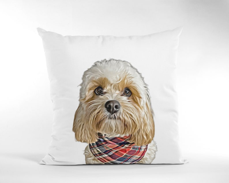 custom dog cushion