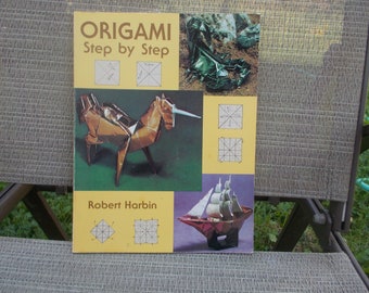 Origami Step By Step By Robert Harbin, Used Book, Origami Folding, Advanced Origami Projects, Paper Crafting, Origami Enthusiast Gift