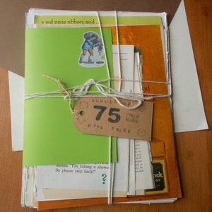Pacote de 75 páginas de livros, coisas efêmeras de diário, livros antigos e papéis de revistas, para colagem e outros artesanatos em papel