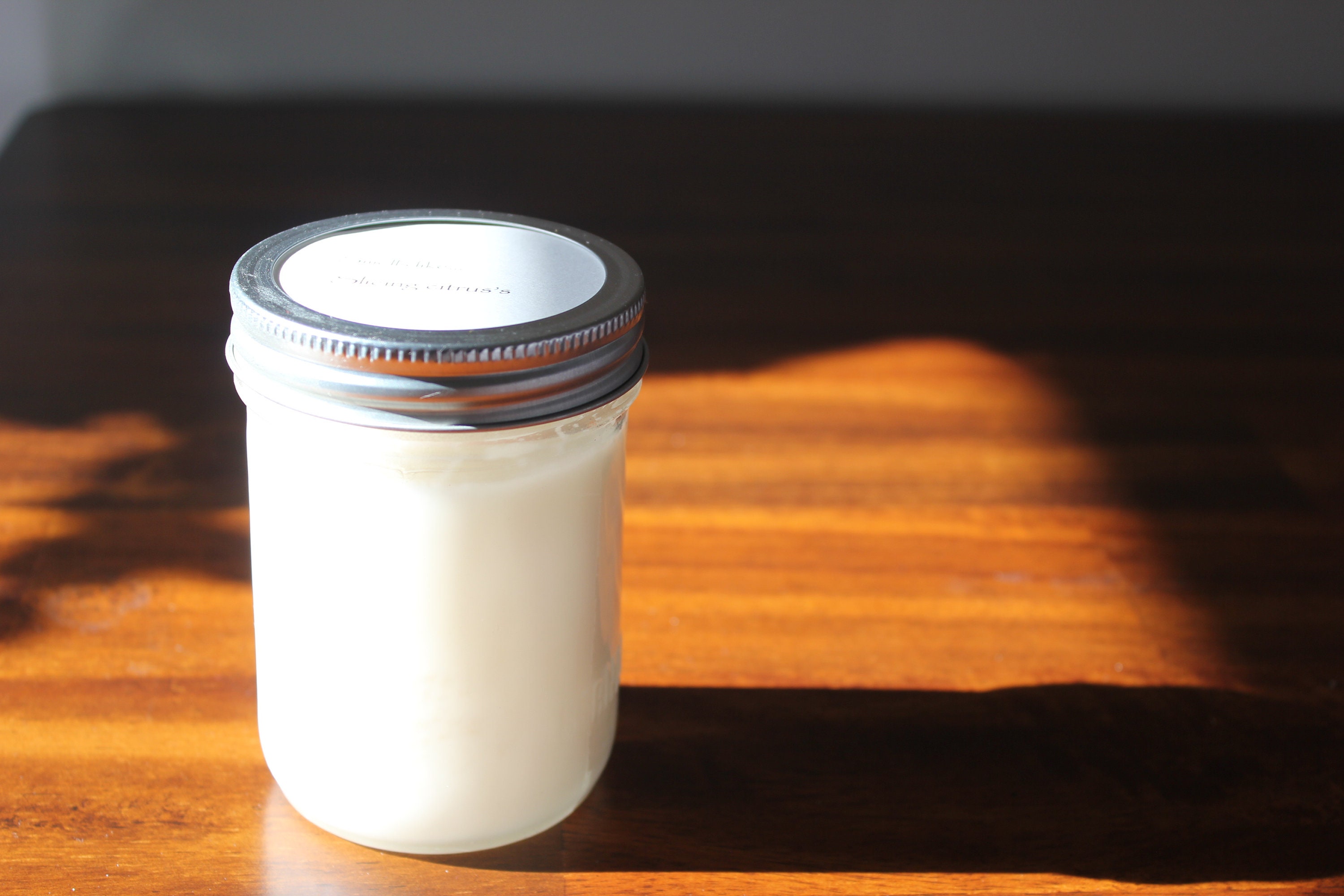 SLICING CITRUS SCENT Bird Safe Soy Candle With Crackling Etsy Norway