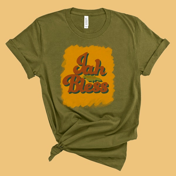 Jamaica T Shirt | Jah Bless Shirt | Jamaican Gift | Rasta Shirt