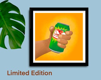 Brazil Art | Cheers Wall Print | Brazilian Print Art | Latino Art Poster | Summer Latinx Art
