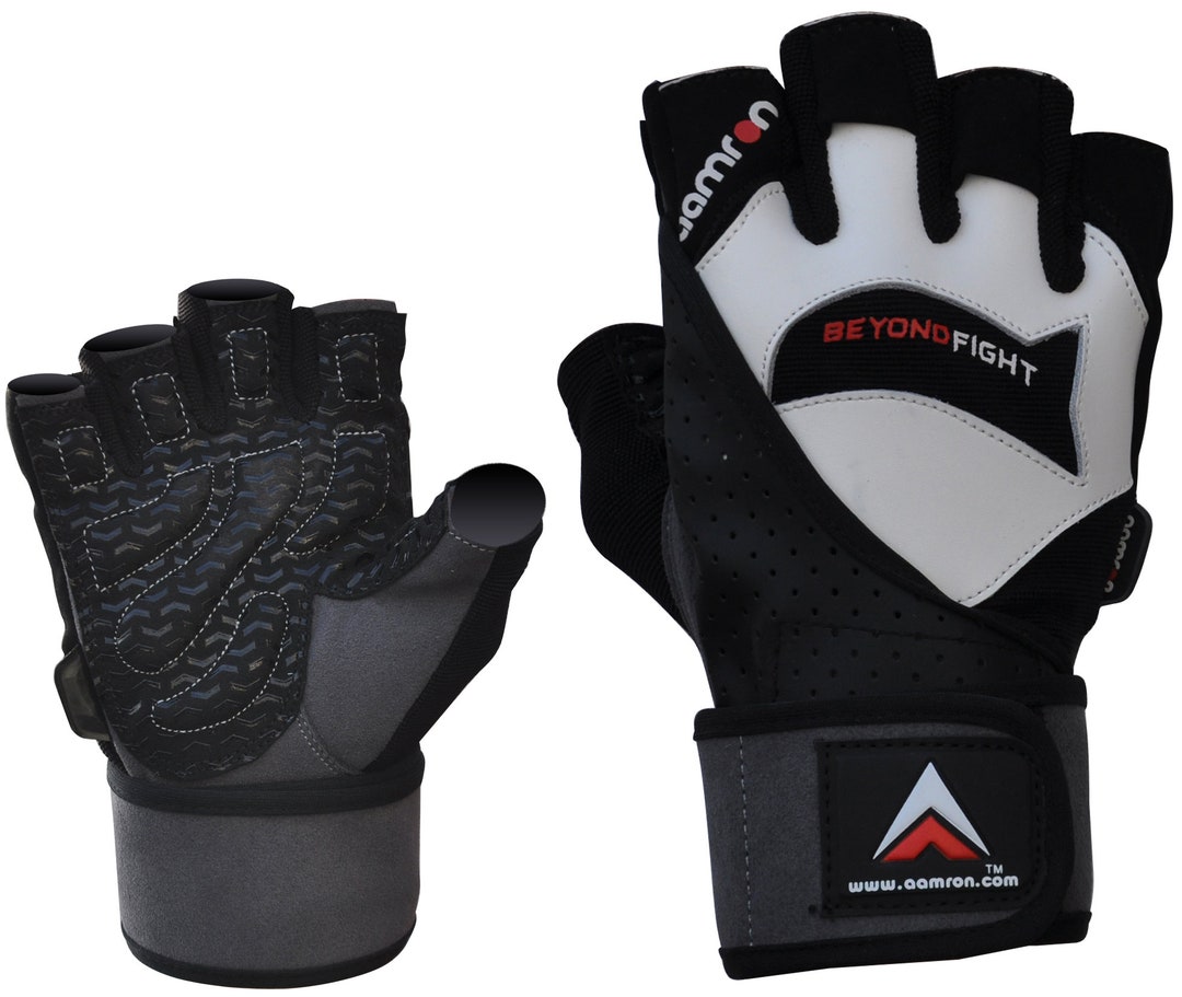 thumbnail image 2 of Maxx Gel Weight Lifting Gloves With Straps – Leather Gym Gloves For Men & Women 2 of 5