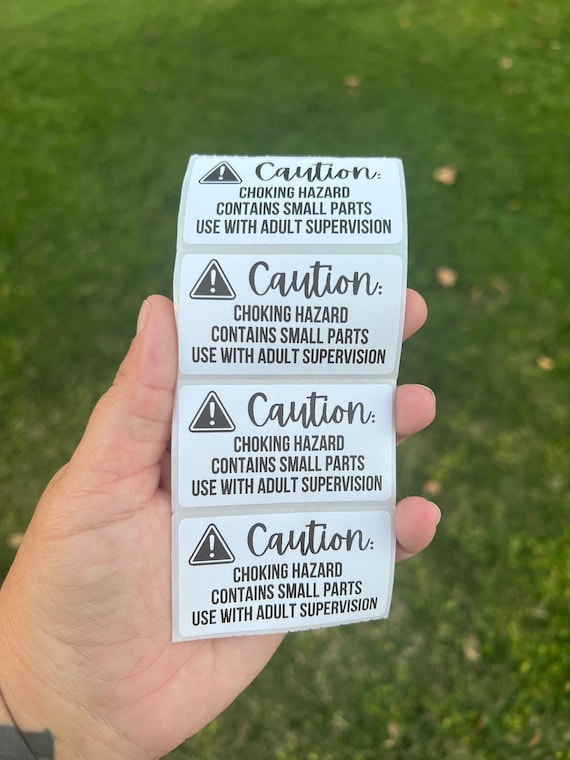 Caution Choking Hazard 2.25