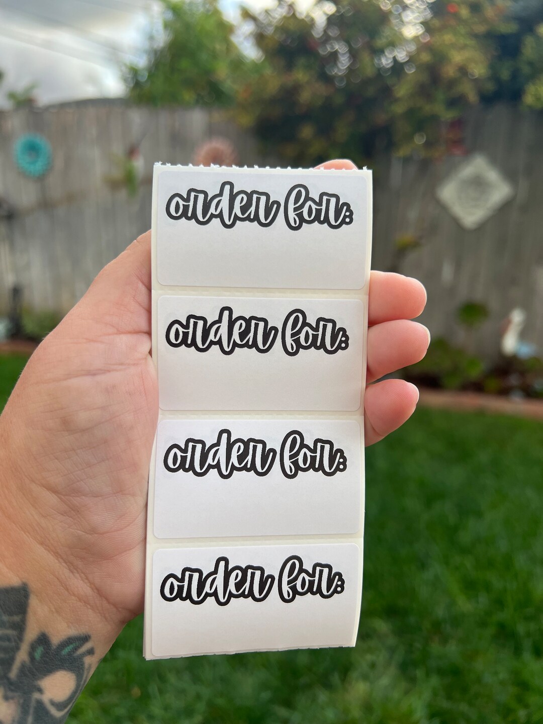 Order for Stickers 2.25"x1.25" Thermal Printed Labels - Local Pick up ...