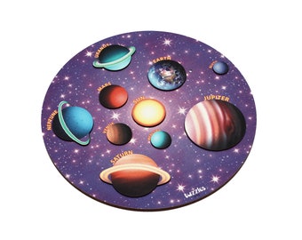 Tuzzles & Trade Solar System - Solar System Printable - Solar System Learning - Solar System Puzzle - Learning About the Planets