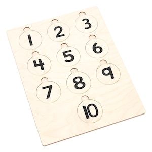 Numbers Board | Montessori Materials | Counting Board | Educational Material