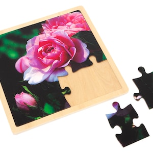 Rose - Jigsaw Puzzle | Montessori Material | Jigsaw Puzzle | Problem Solving Skills
