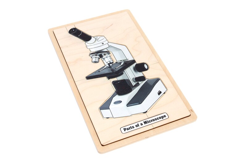 Parts of a Microscope Puzzle Chemistry Puzzle Montessori Etsy