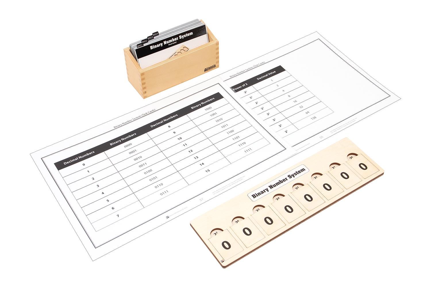 Binary Number System Complete Set | Montessori Math | Montessori ...