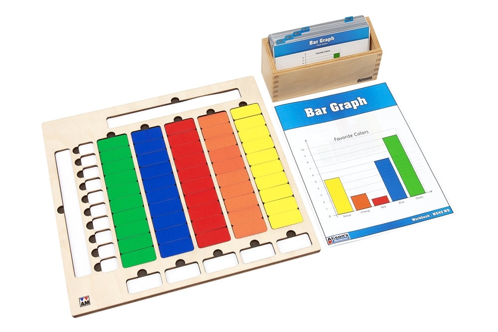 Bar Graph - Complete Set | Montessori Material | Wooden Bar Graph | Educational Material