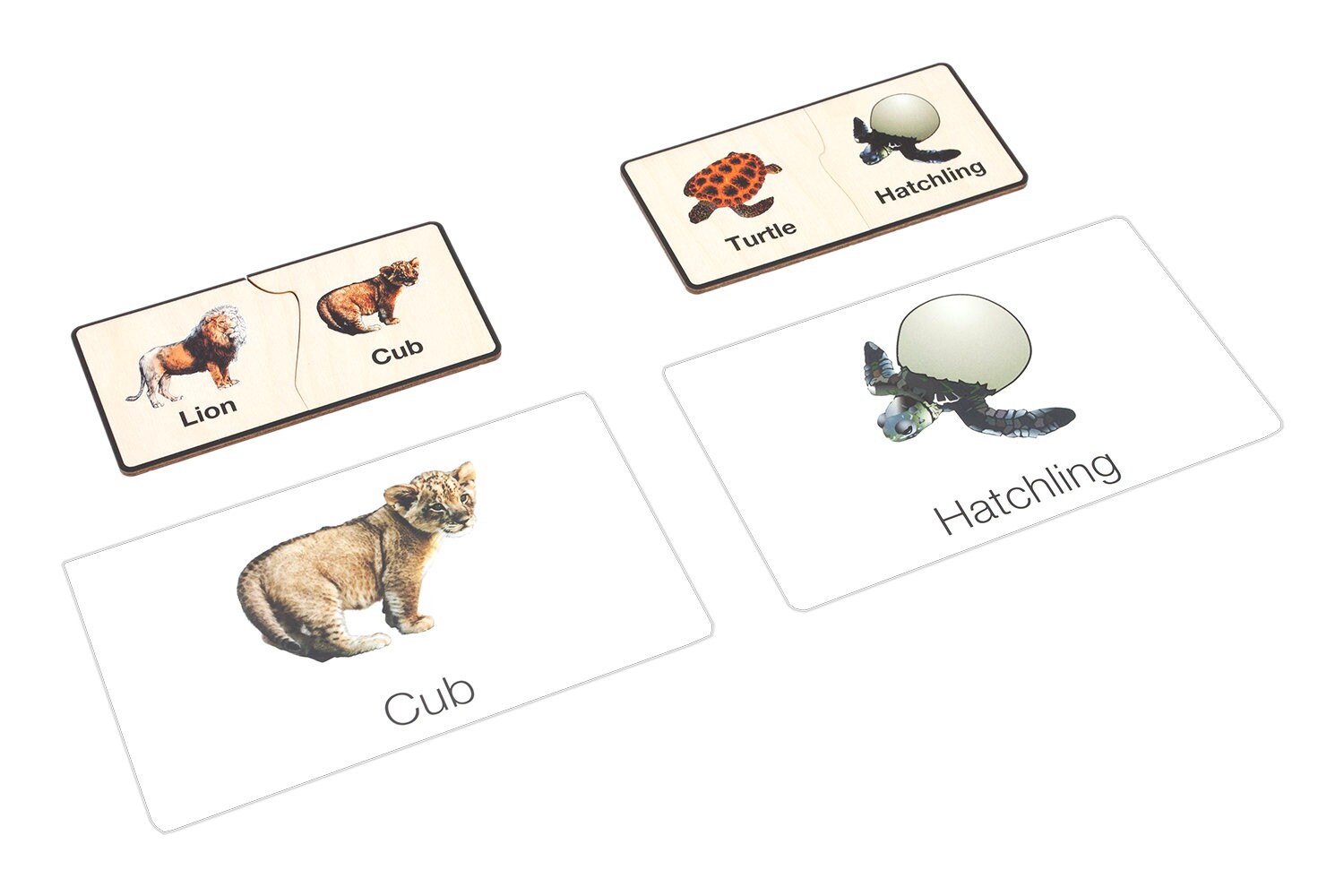 Animals and Their Young Complete Set Montessori Materials Montessori ...