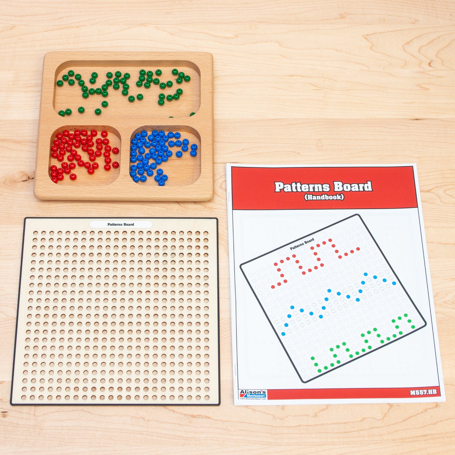 Patterns Board | Montessori Math Materials | Montessori Wooden ...
