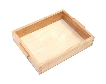 Wooden Tray-Small | Montessori Materials | Learning and School | Wooden Tray | Homeschooling