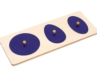 Three Shapes Puzzle | Montessori Materials | Learning and School | Homeschooling