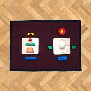 Classroom Mats Small (Brown) - Montessori Mats - Montessori Rugs - Classroom Carpets