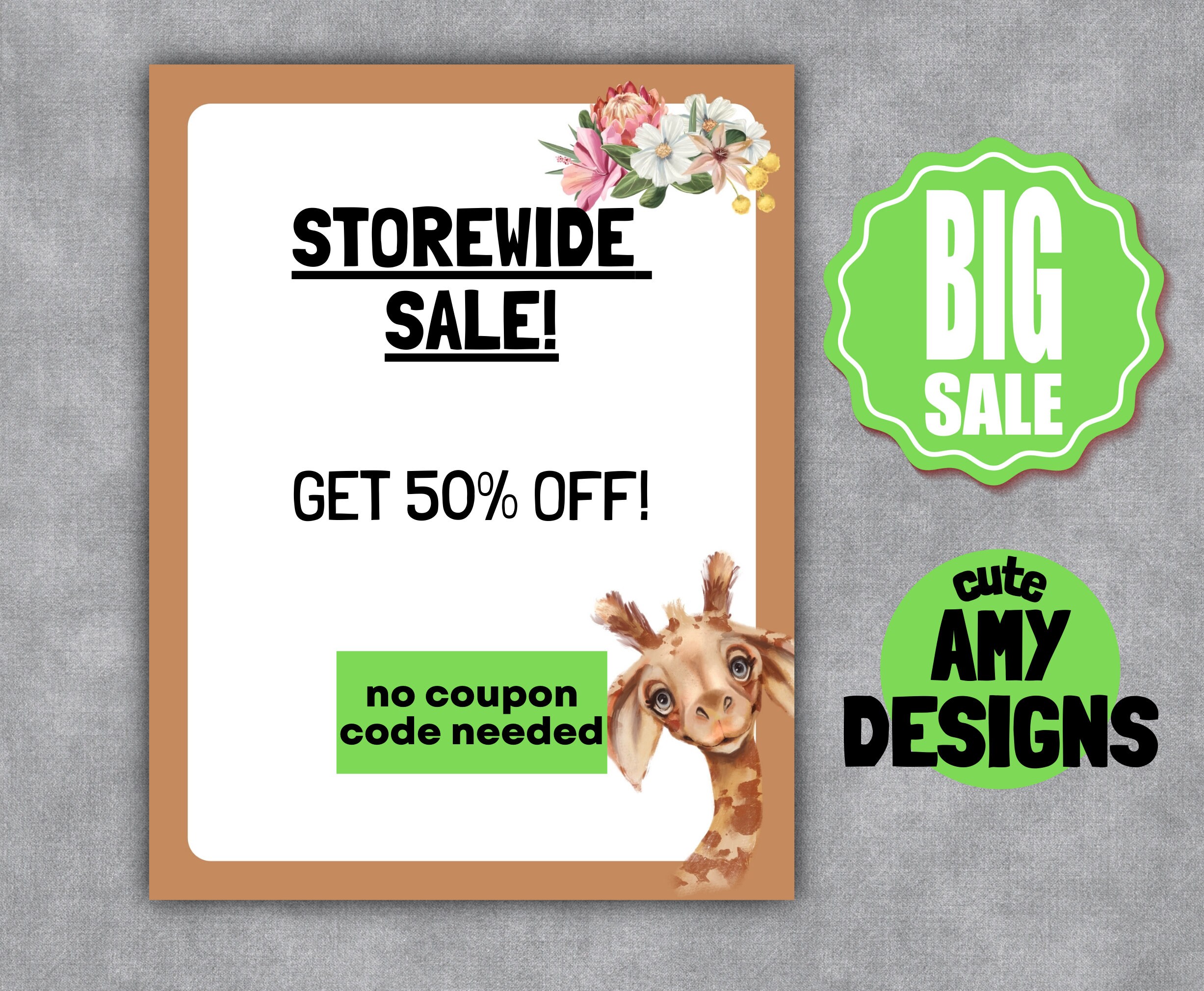 Printable Stationery Paper Set US Letter and A4 Size Cute - Etsy