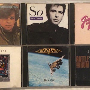 Lot of 30 used 1980’s Rock CD’s