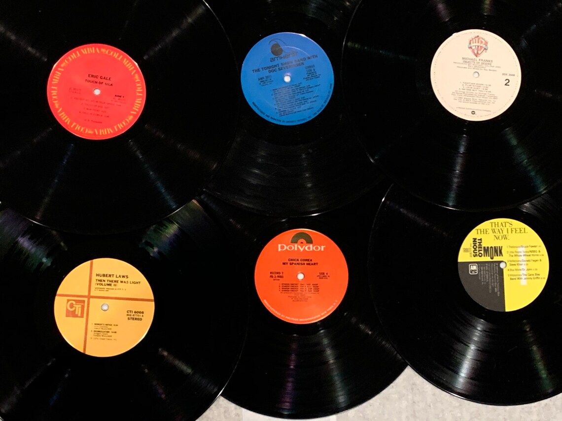 Bulk Lot of 30 Used Vinyl Records 1970s1980s Jazz Smooth Etsy