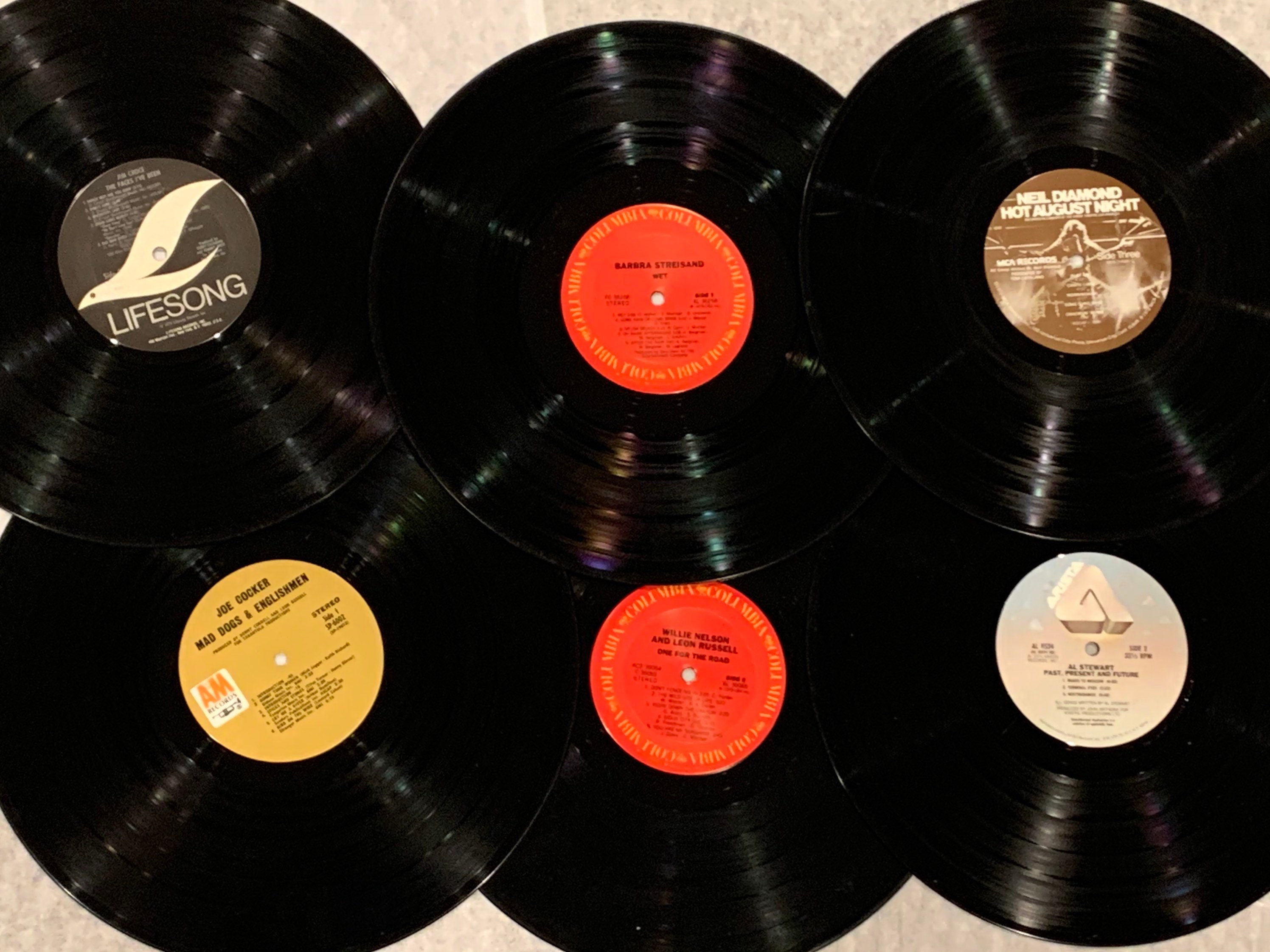 Bulk lot of 30 used vinyl records 1970s Pop Rock and Country Etsy