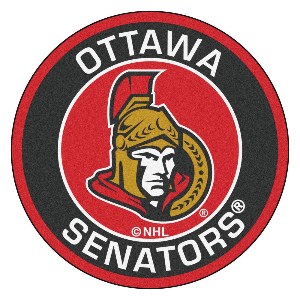 Ottawa Senators Round Vinyl Decal Sticker Etsy