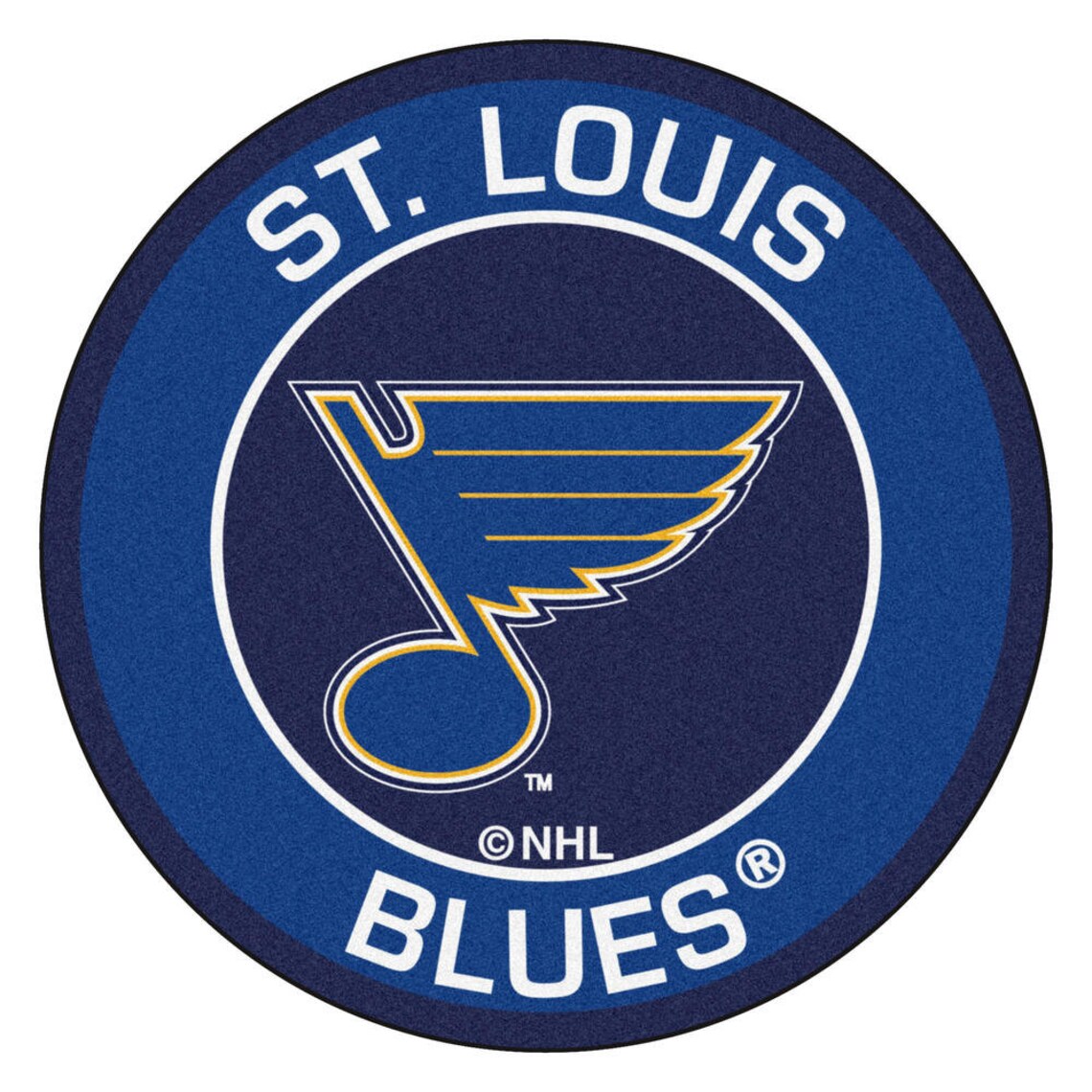 St Louis Blues Round Vinyl Decal Sticker Etsy