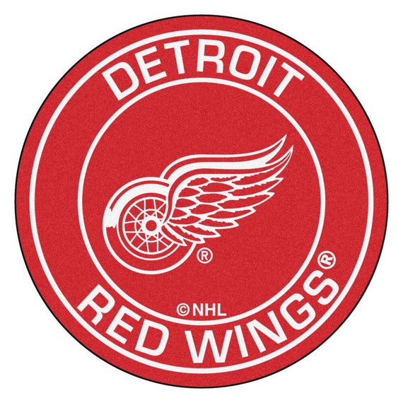 Detroit Red Wings Round Vinyl Decal Sticker Etsy