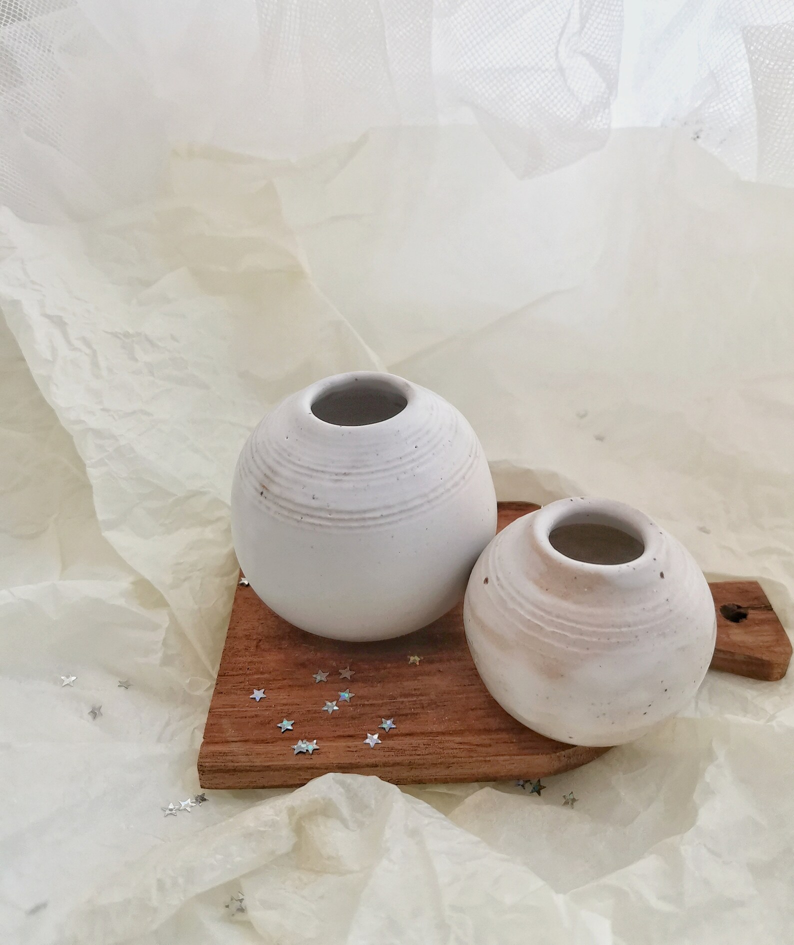 White ceramic taper candles holders for cozy home candlestick Etsy