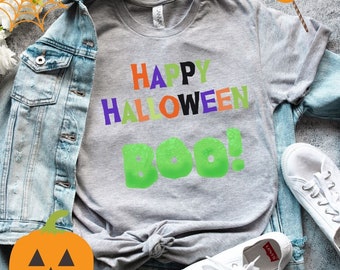 Happy Halloween Boo Short-Sleeve Unisex T-Shirt