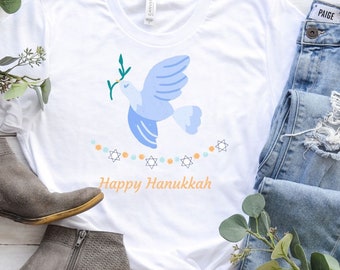 Happy Hanukkah Short-Sleeve Unisex T-Shirt choose color