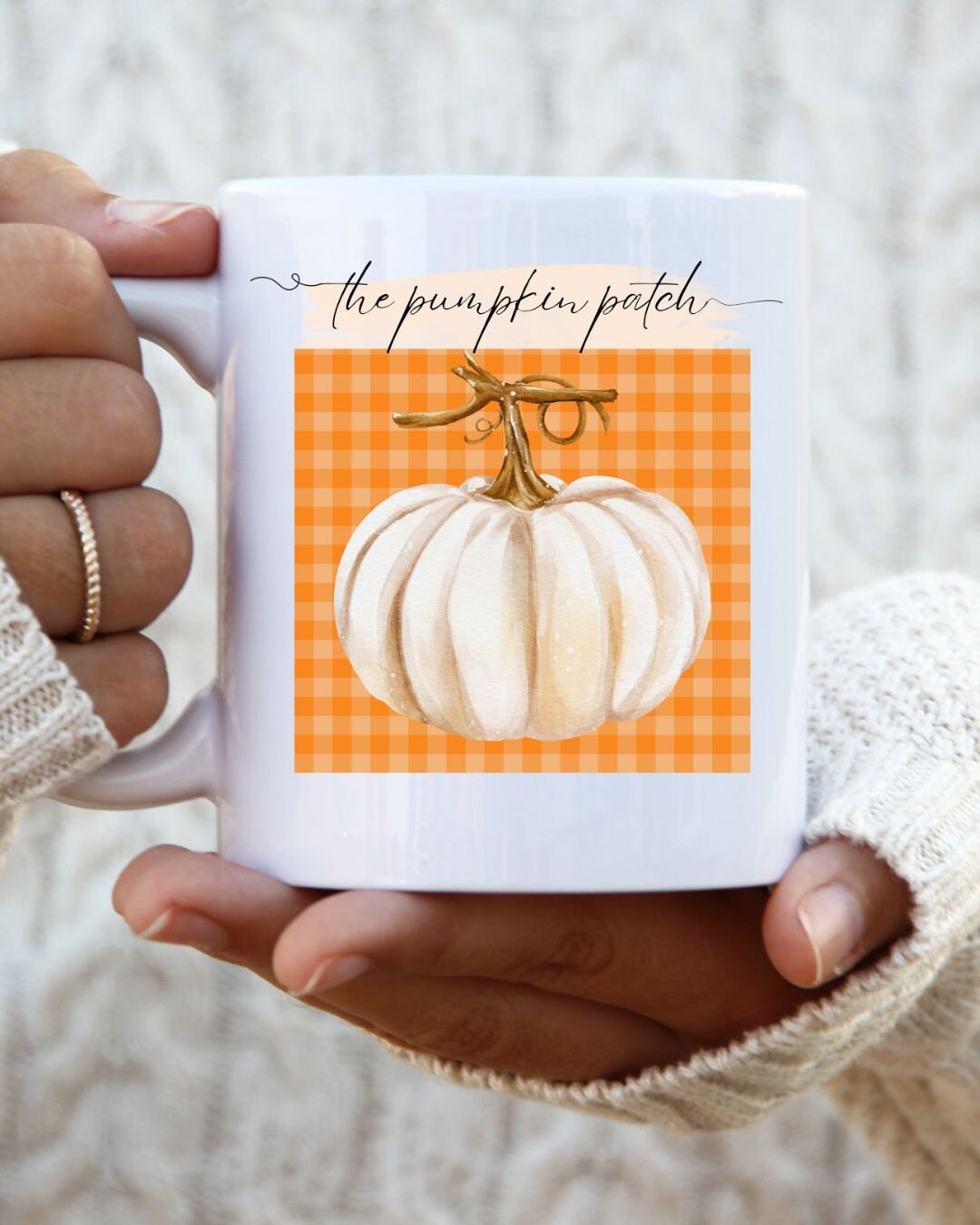 Pumpkin Patch Fall Coffee Mug Coffee Cup Pumpkin Coffee Etsy