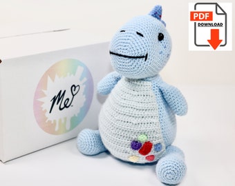 PATTERN ONLY! *** Crochet Pattern  Digital Download for Moriah Elizabeth's Cousin Derp the Dinosaur by Moriah's Mom