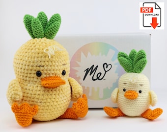 Moriah Elizabeth&#39;s Georgie PATTERN ONLY! *** Crochet Digital Download Pattern by Moriah&#39;s Mom. Georgie and Baby Georgie