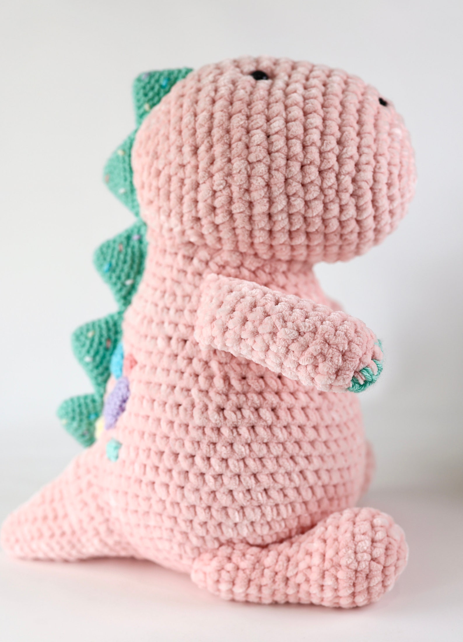 pickle the dinosaur plush by moriah elizabeth