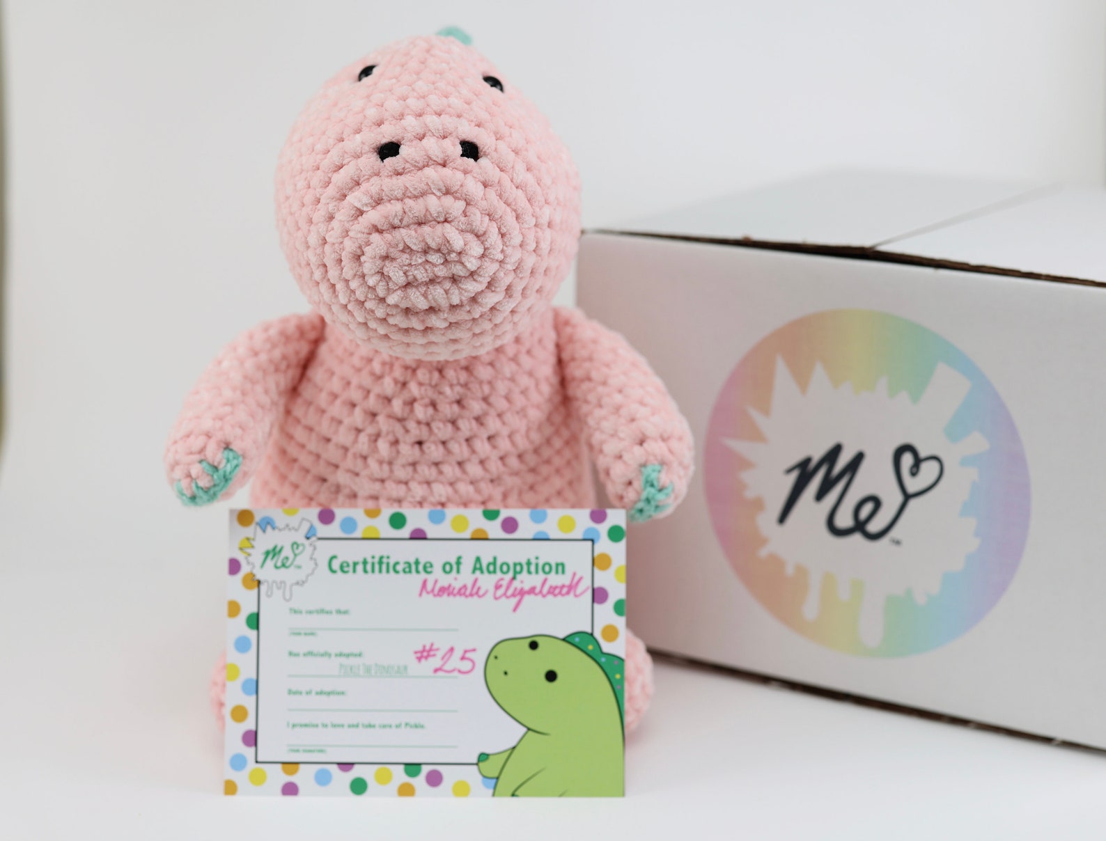 pickle the dinosaur plush by moriah elizabeth